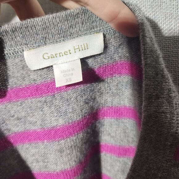 GARNET HILL cashmere crewneck sweater - Picture 4 of 5